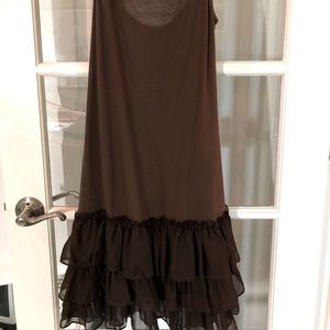 Chocolate Brown Dress Extender